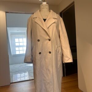 Vintage Winter White Wool Coat
